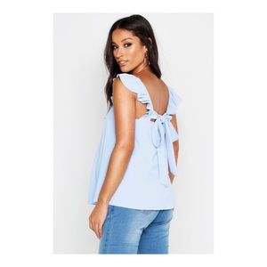 *NWT* Boohoo Maternity Frill Camisole